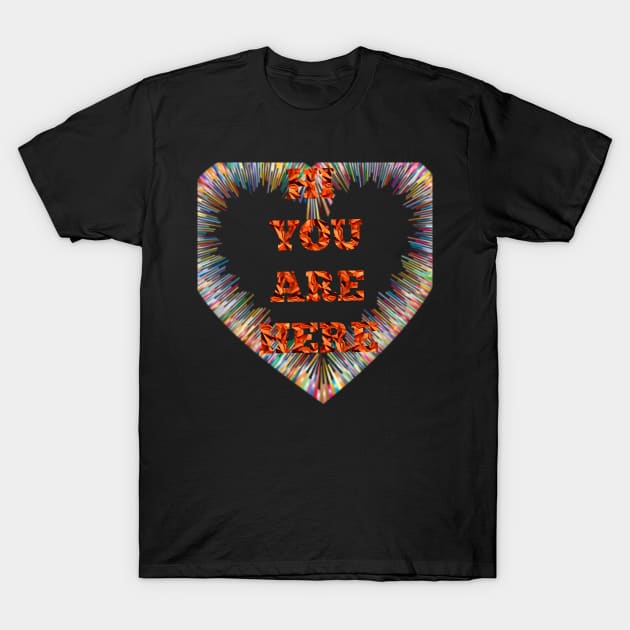 Hi you are here T-Shirt by Lebrirshop